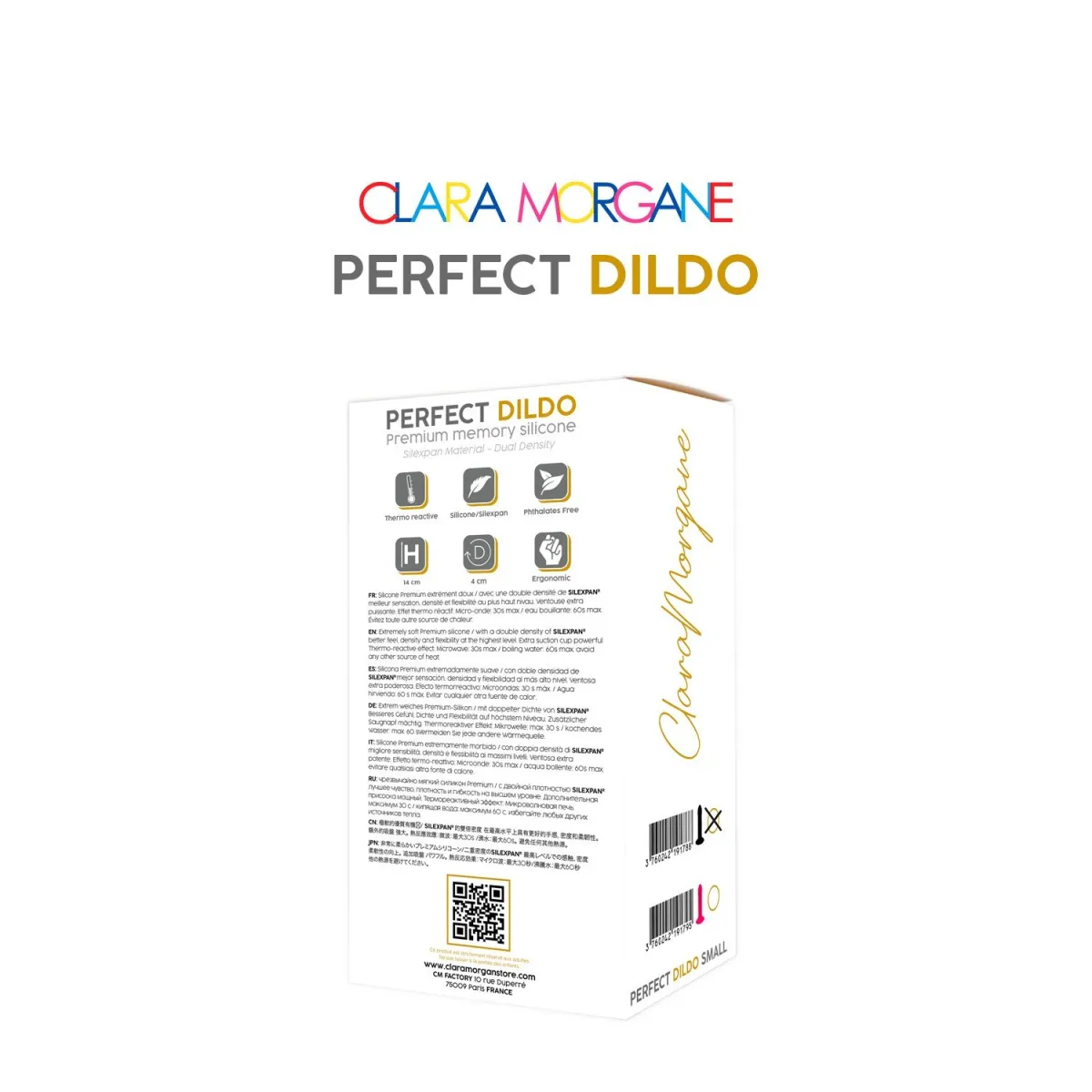 Perfect Dildo Noir Small
