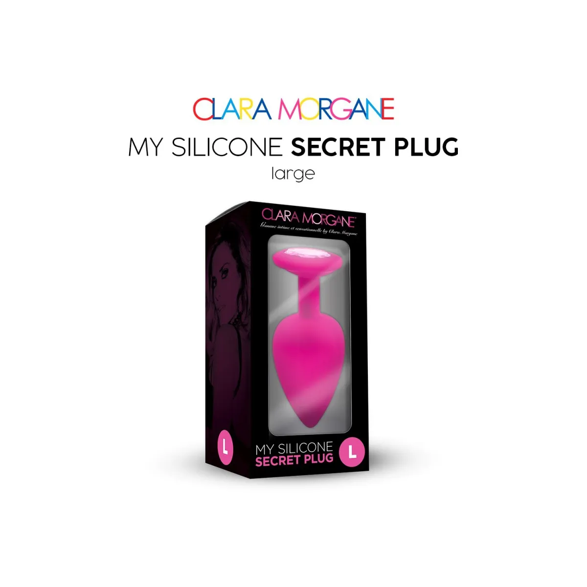 My Silicone Secret Plug LARGE PINK