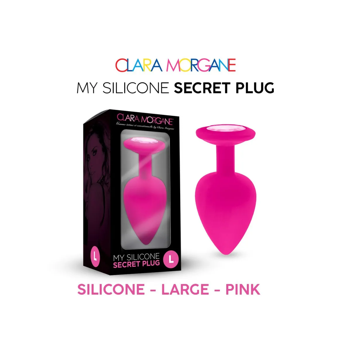 My Silicone Secret Plug LARGE PINK