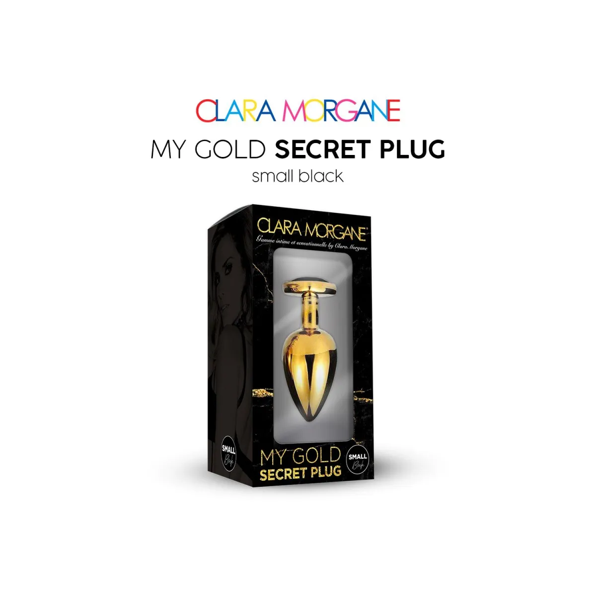 My GOLD Secret Plug SMALL BLACK