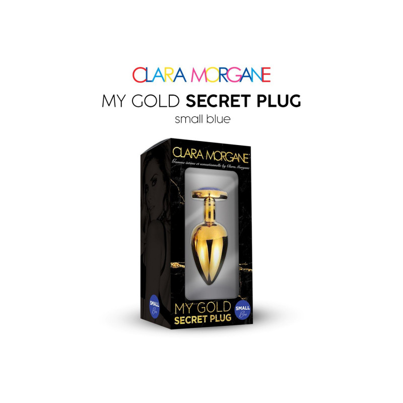 My GOLD Secret Plug SMALL BLUE