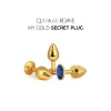 My GOLD Secret Plug SMALL BLUE