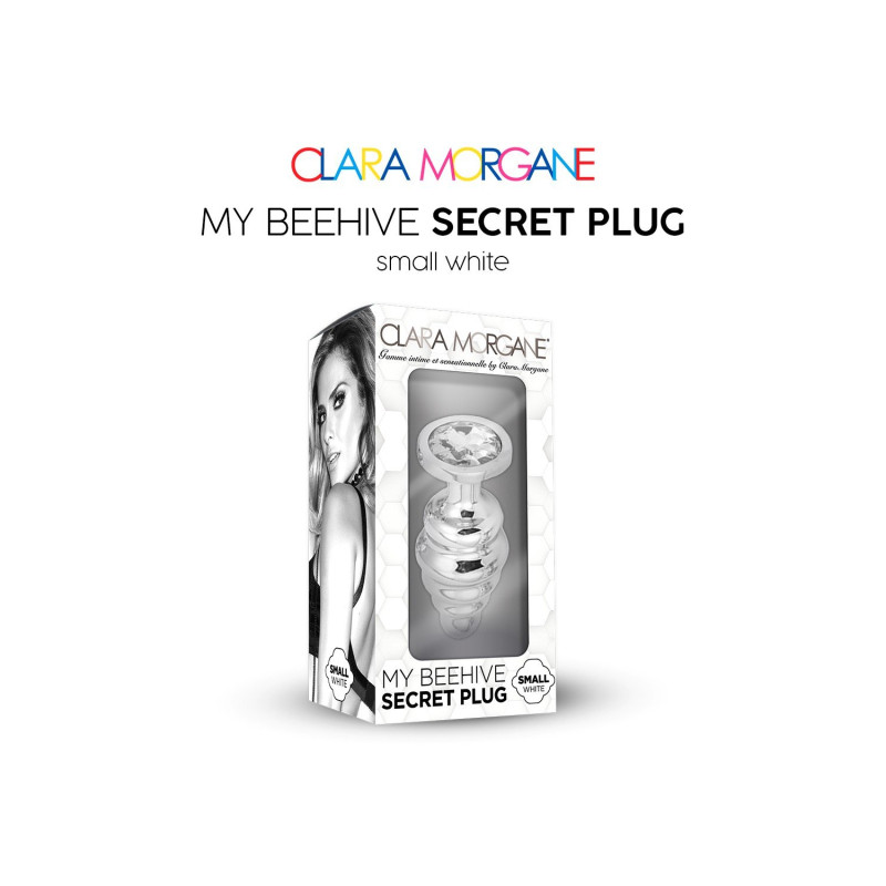 My BEEHIVE Secret Plug SMALL WHITE