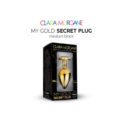 My GOLD Secret Plug MEDIUM BLACK