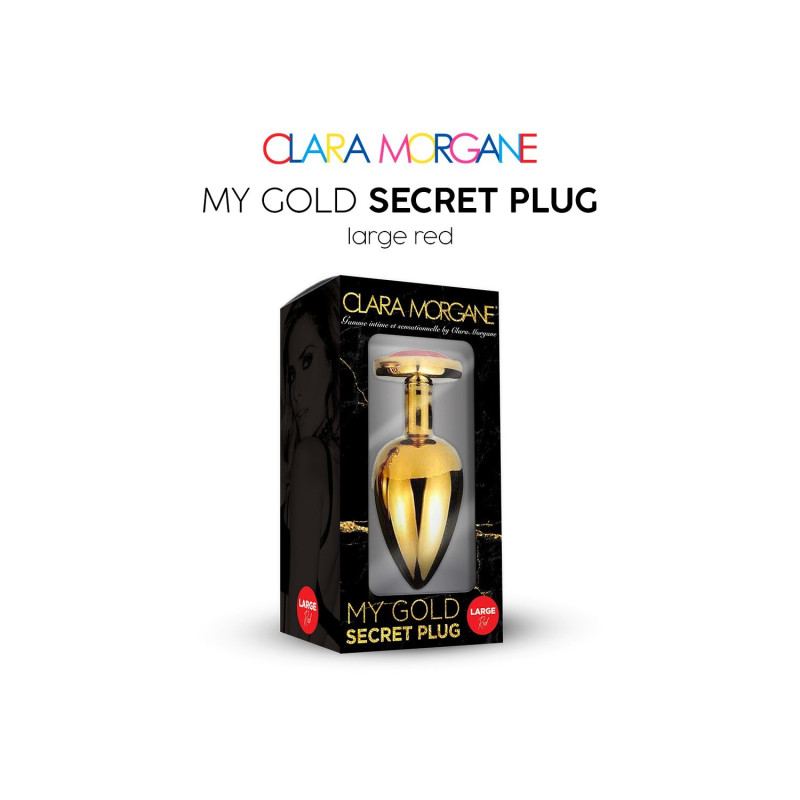 My GOLD Secret Plug LARGE RED