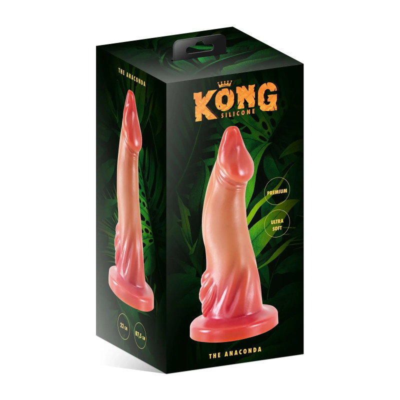 Gode The Anaconda Kong Silicone (Taille : T.U)