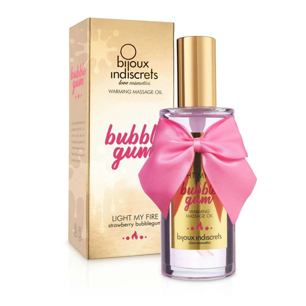 Huile De Massage Chauffante - Bubblegum
