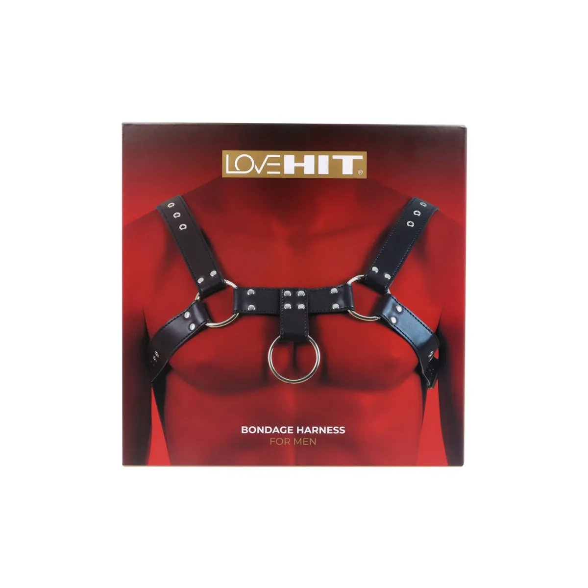 Harnais De Poitrine Pour Homme En Cuir Vegan (Taille: T.U)