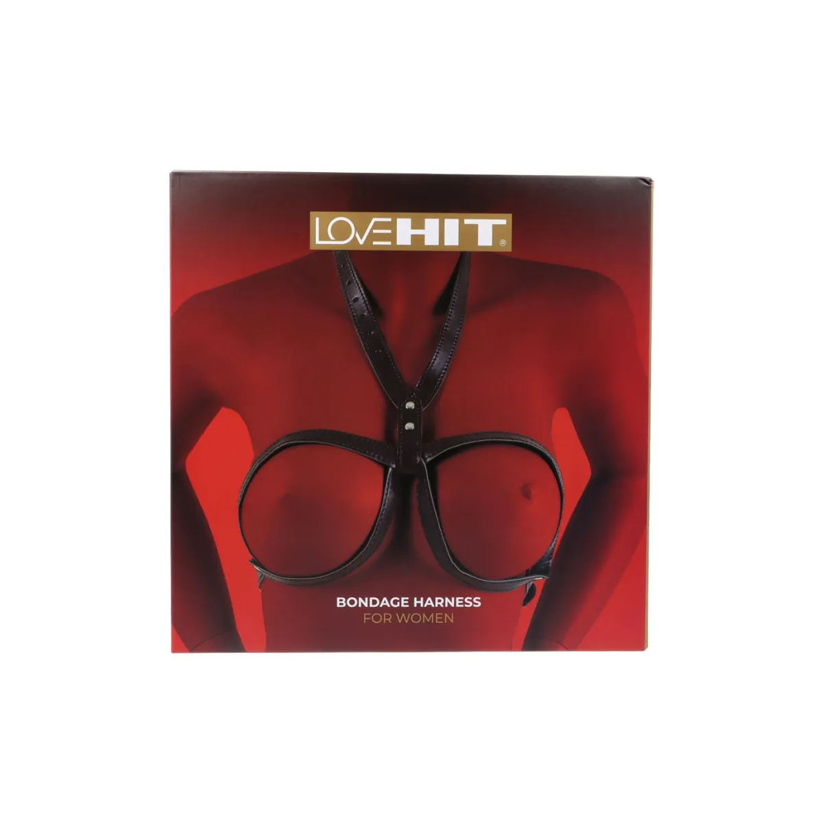 Harnais De Poitrine Pour Femme En Cuir Vegan (Taille: T.U)