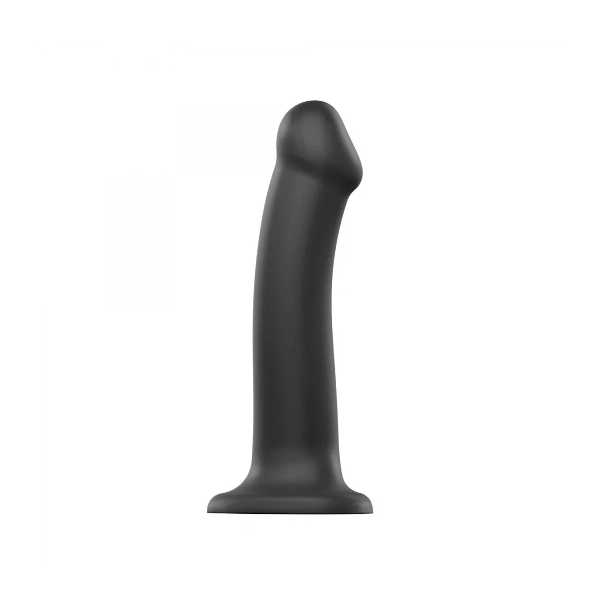 Dildo Dual Density Semi-Realiste Bendable Noir - L