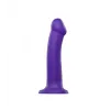 Dildo Dual Density Semi-Realiste Bendable Violet - L