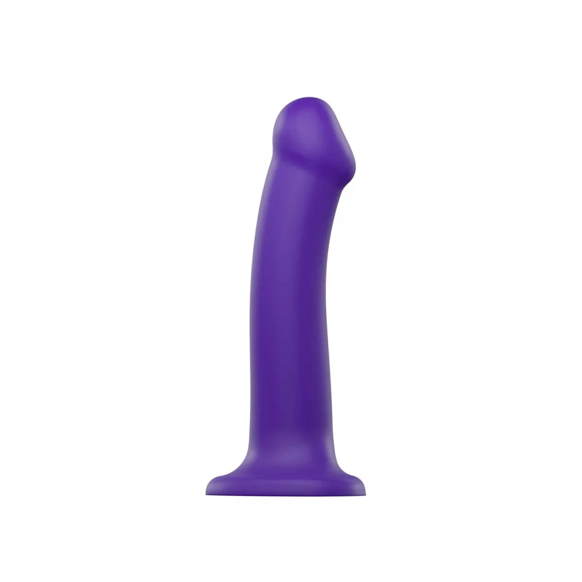 Dildo Dual Density Semi-Realiste Bendable Violet - L