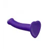 Dildo Dual Density Semi-Realiste Bendable Violet - L