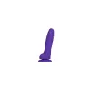 Soft Realistic Dildo Purple - L -