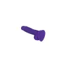 Soft Realistic Dildo Purple - L -