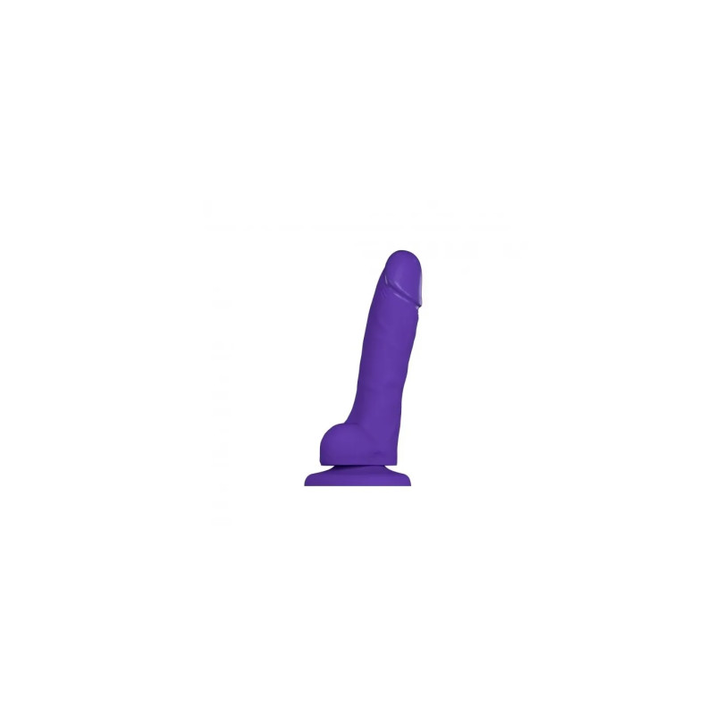 Soft Realistic Dildo Purple - S -