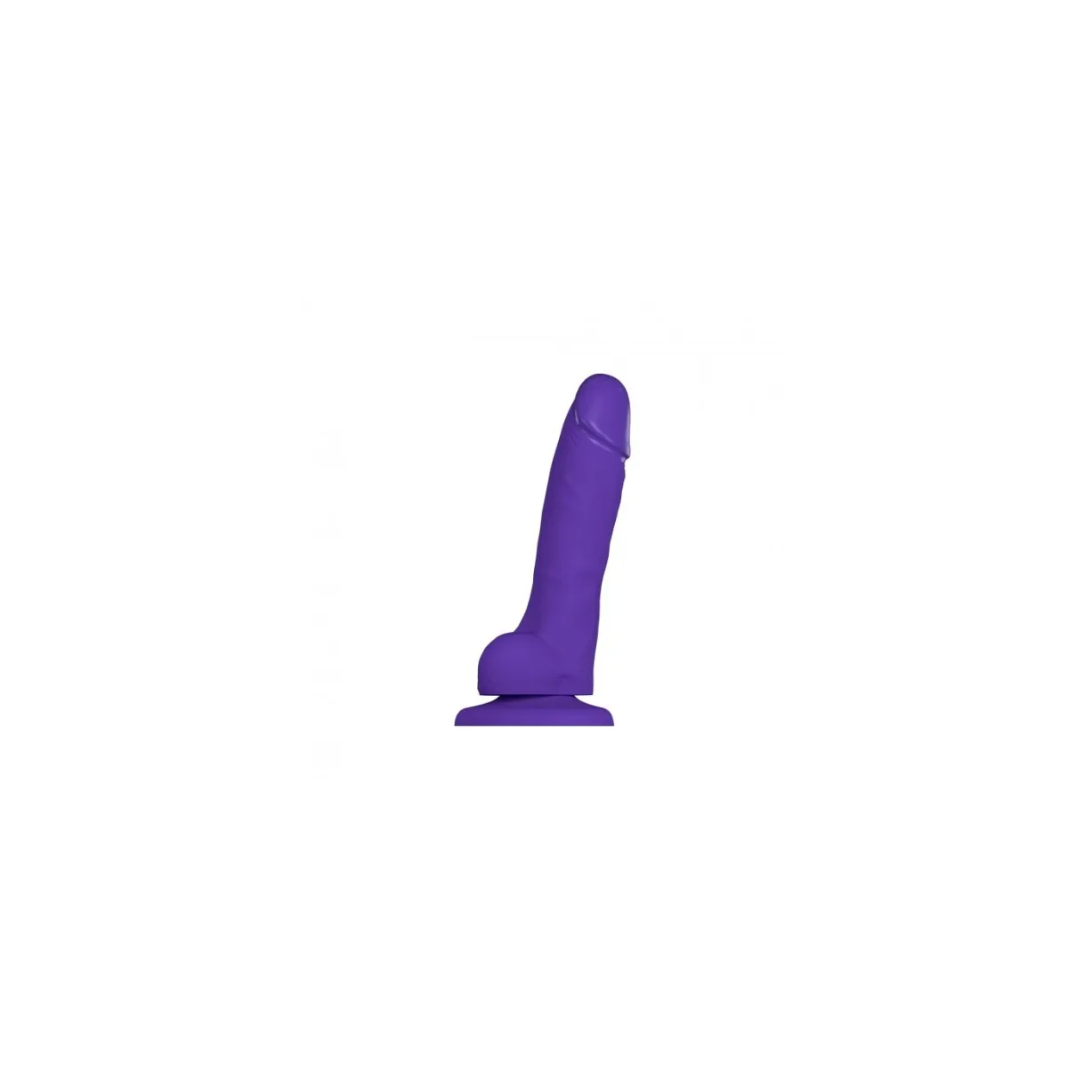 Soft Realistic Dildo Purple - S -