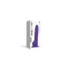 Soft Realistic Dildo Purple - S -