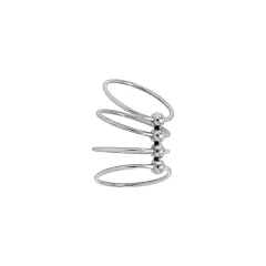 Orc, Cockring Métal 4 Anneaux Diamètre 3,5Cm (Taille: T1)