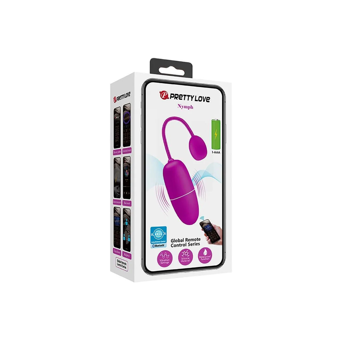 Nymph, Œuf Vibrant En Silicone Connecté