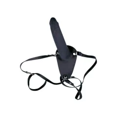 Faixa Preta de Látex Dildo