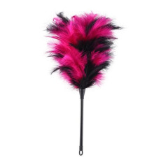 Feather Duster Black And Pink