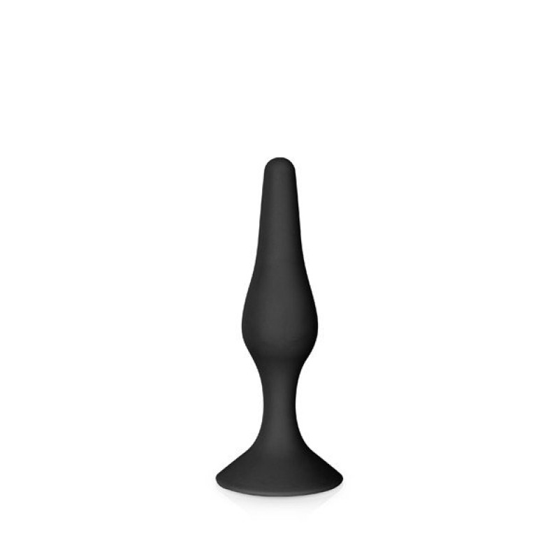 Plug Anal Ventouse Noir Glamy S    
