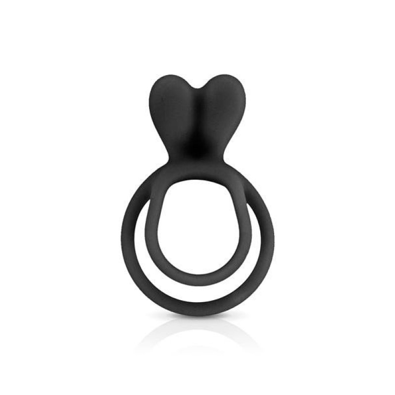 Anillo de pene doble negro