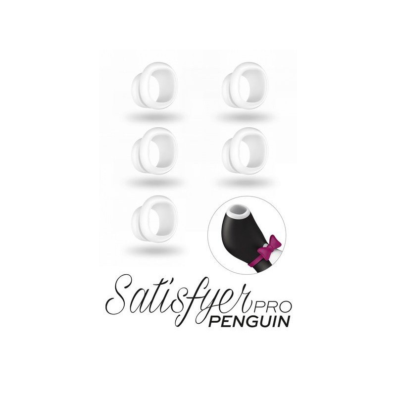 5 Embouts Silicone Satisfyer Pro Penguin Next Gen  