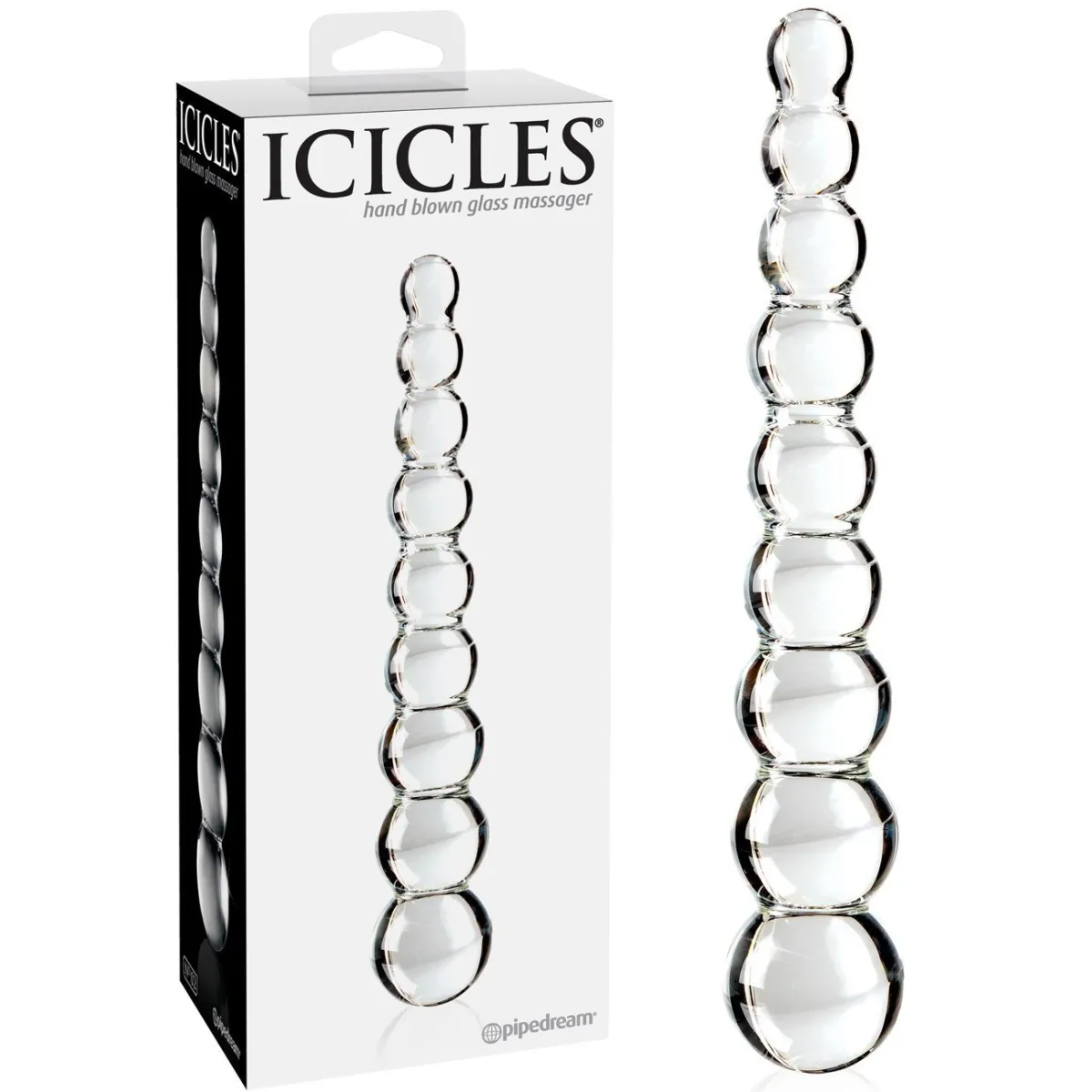 Double Glass Dildo Icicles No 02