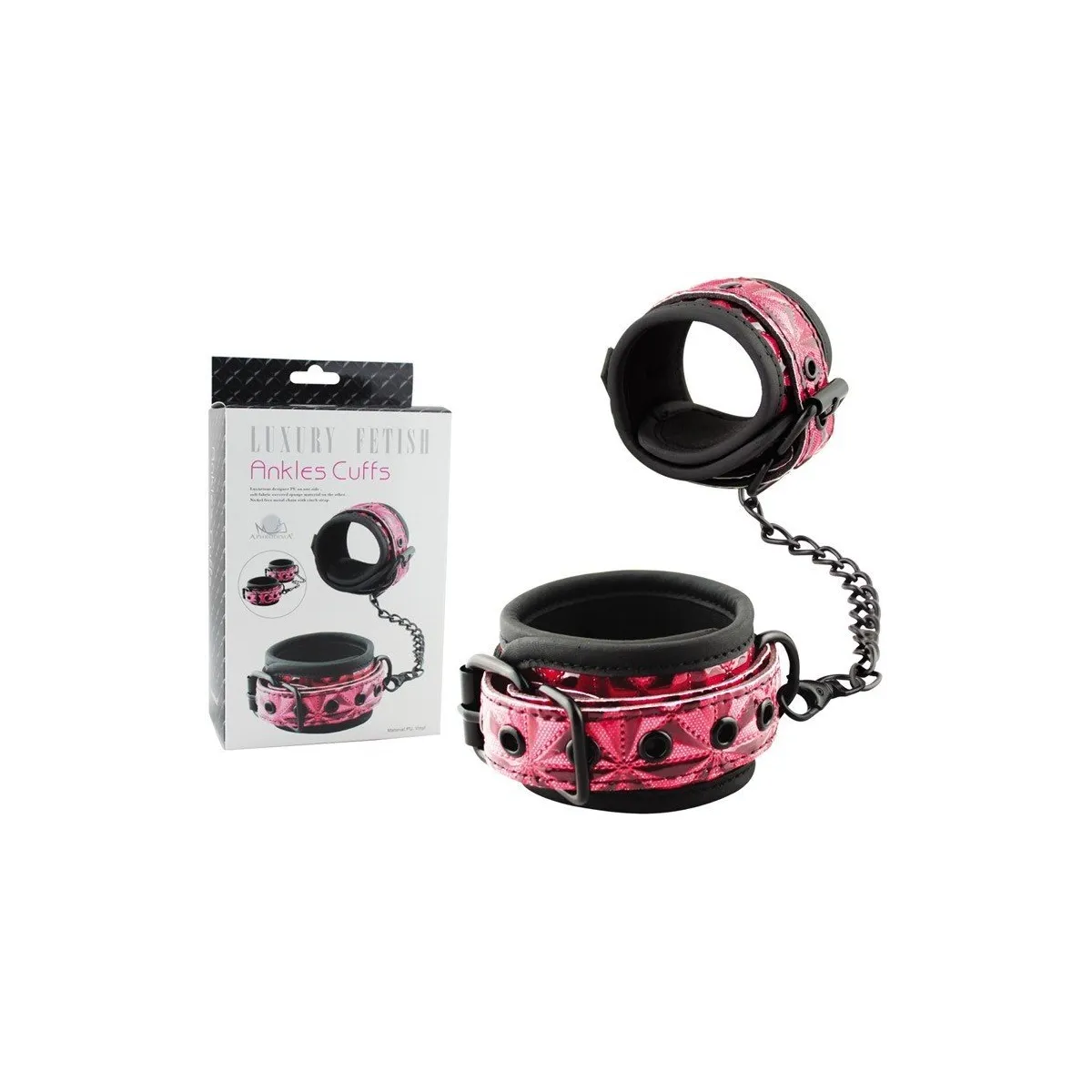 Handcuffs For Ankles Red Luxury Fetish