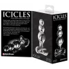 Icicles do Plugue Anal de Vidro Nº 47