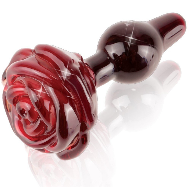 Plug En Verre Rouge Icicles N°76