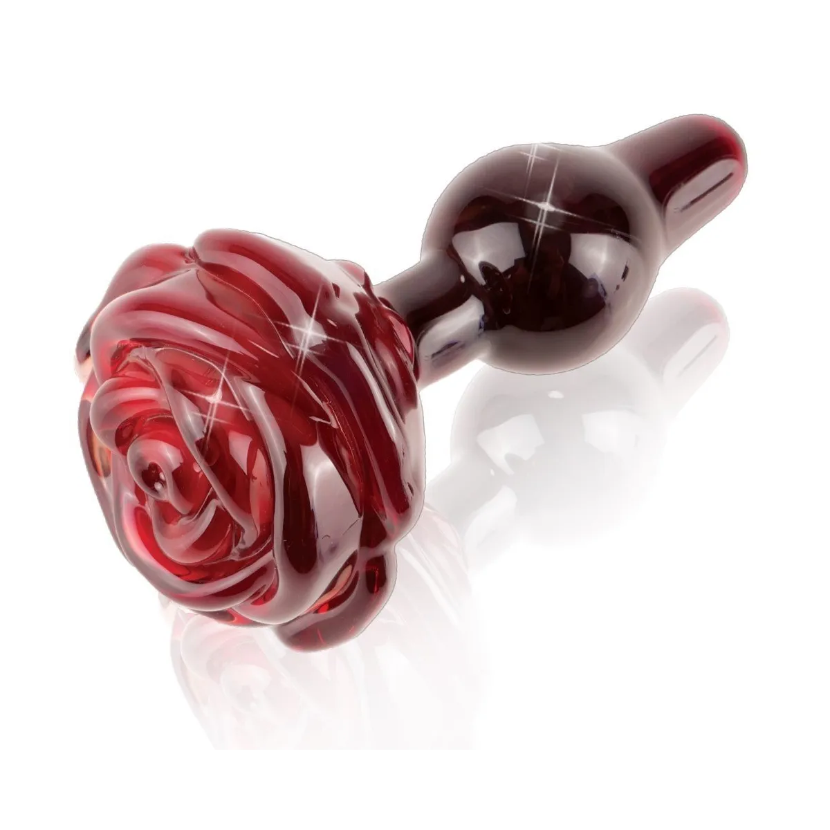 Plug En Verre Rouge Icicles N°76