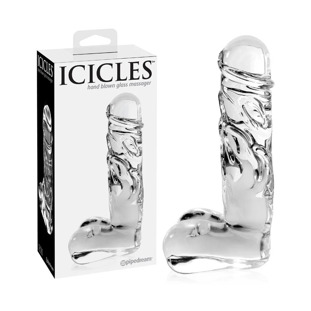 Gode Réaliste En Verre Icicles No 40