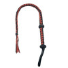 Red/Black Bovine Leather Whip