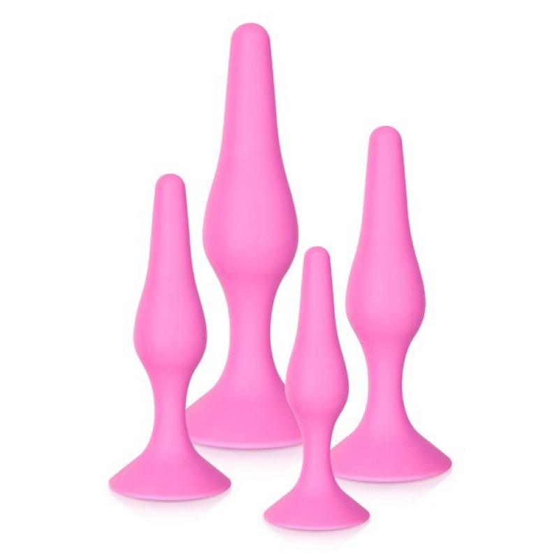 Coffret Plugs Anal Roses Glamy  
