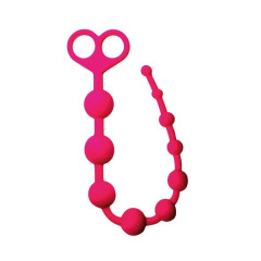 Rosary Anal Pink Silicone E3 Virgite