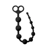 Anal Rosary Black Silicone E3 Virgite