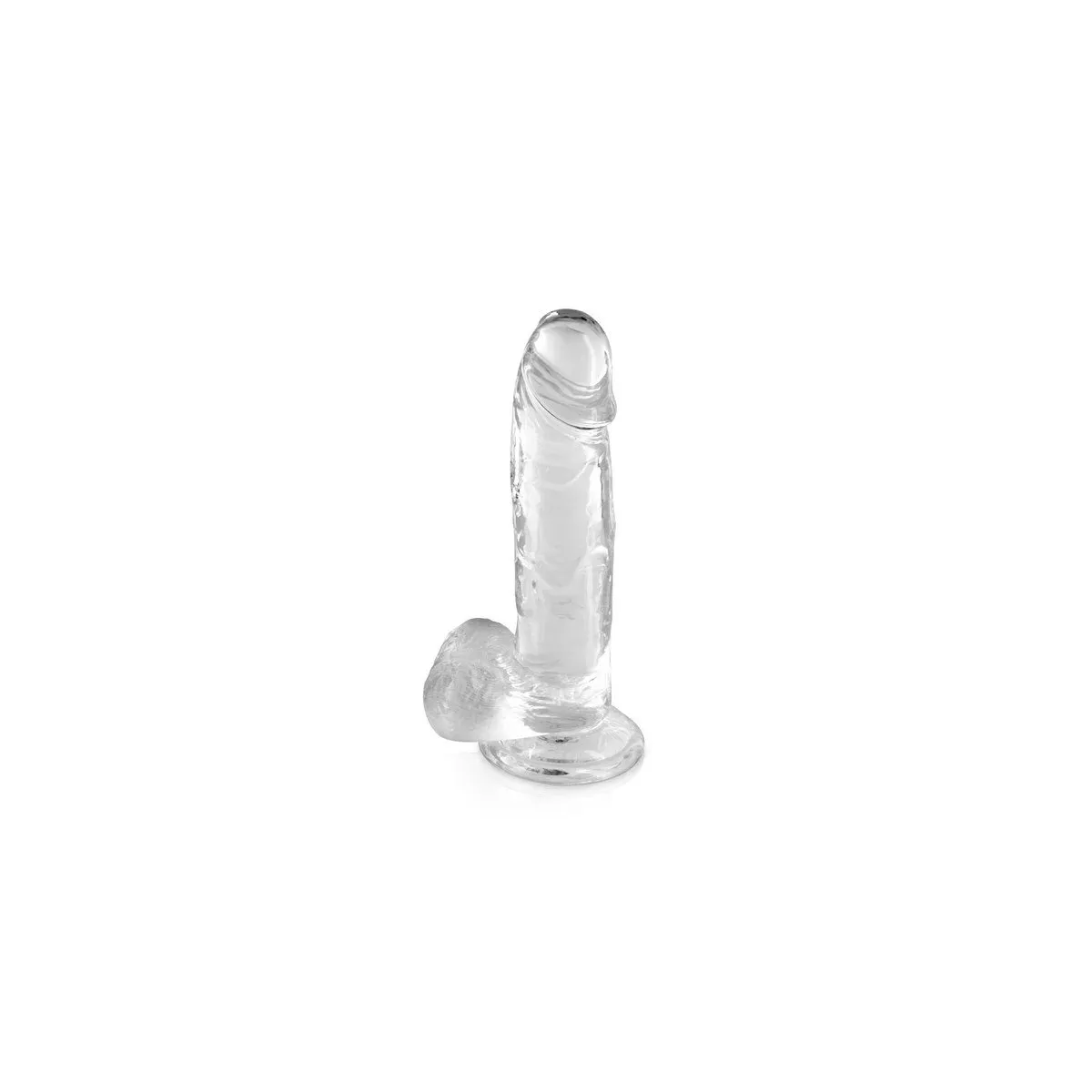 Dildo de geleia transparente L 20 Cm