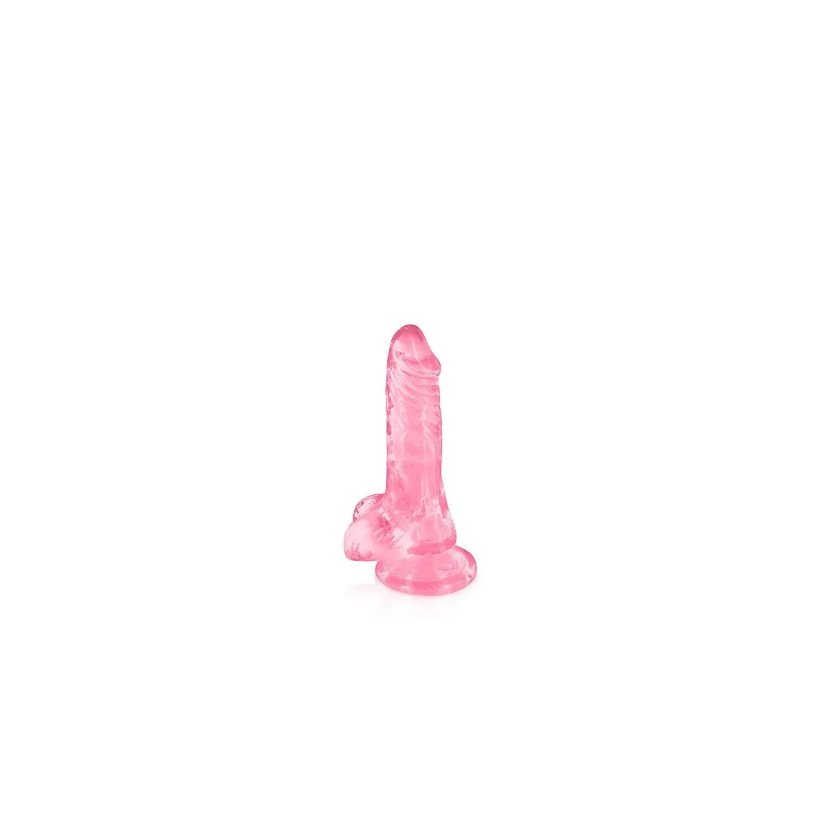 Jelly Dildo Pink Transparent Xs 13 Cm