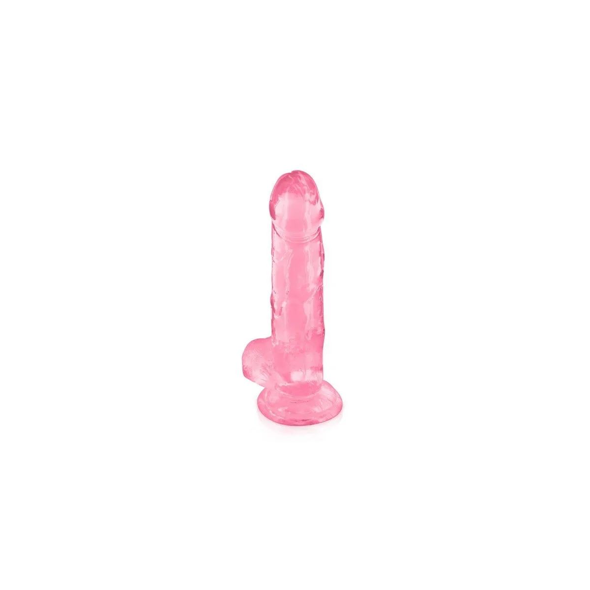 Geleia dildo rosa Transparente L 20 Cm