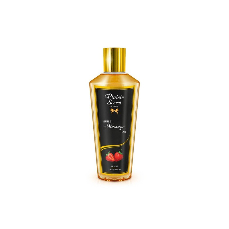 Huile Massage Sèche Fraise 250Ml