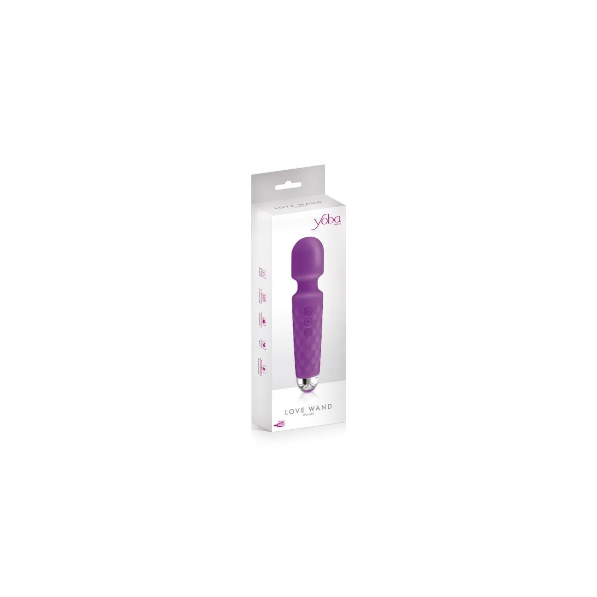 Varita Vibrante Usb Morada