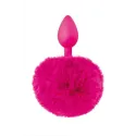 Plug Fushia Rabbit Tail