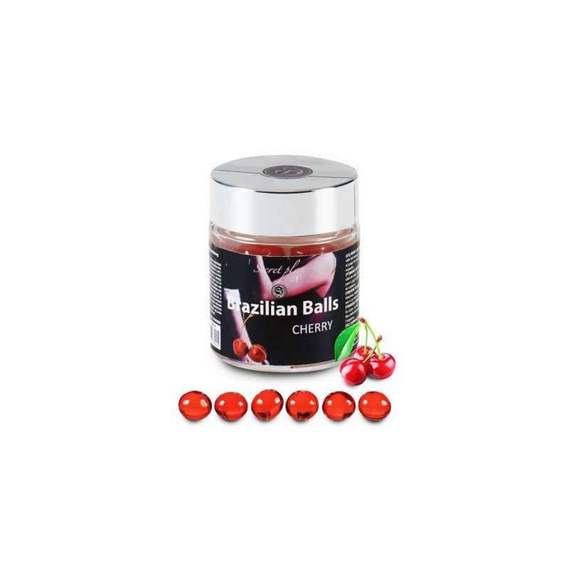 6 Brazilian Balls Cherry