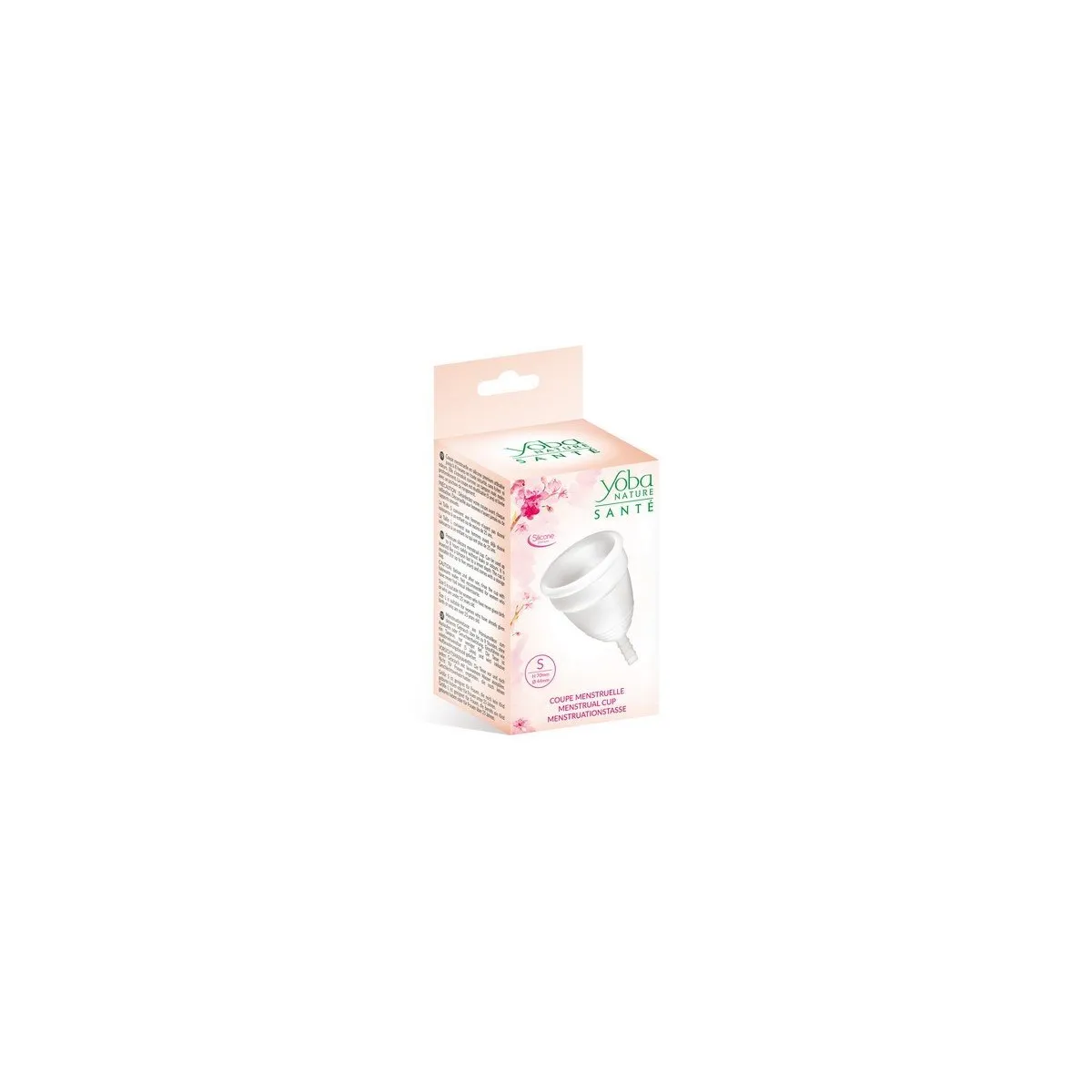 Tamanho do copo menstrual S Natureza Yoba Branca