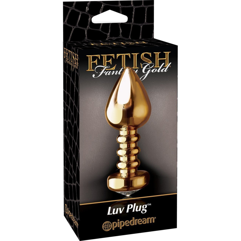 Fetish Fantasy Gold Estriado Luv Plug Anal Consolador