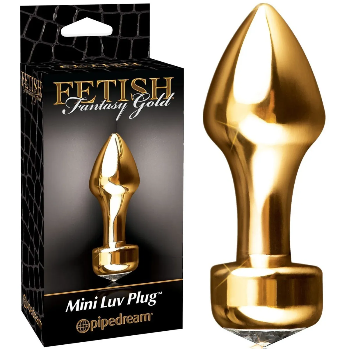 Dildo Anal Luv Plug Fetish Fantasy Gold