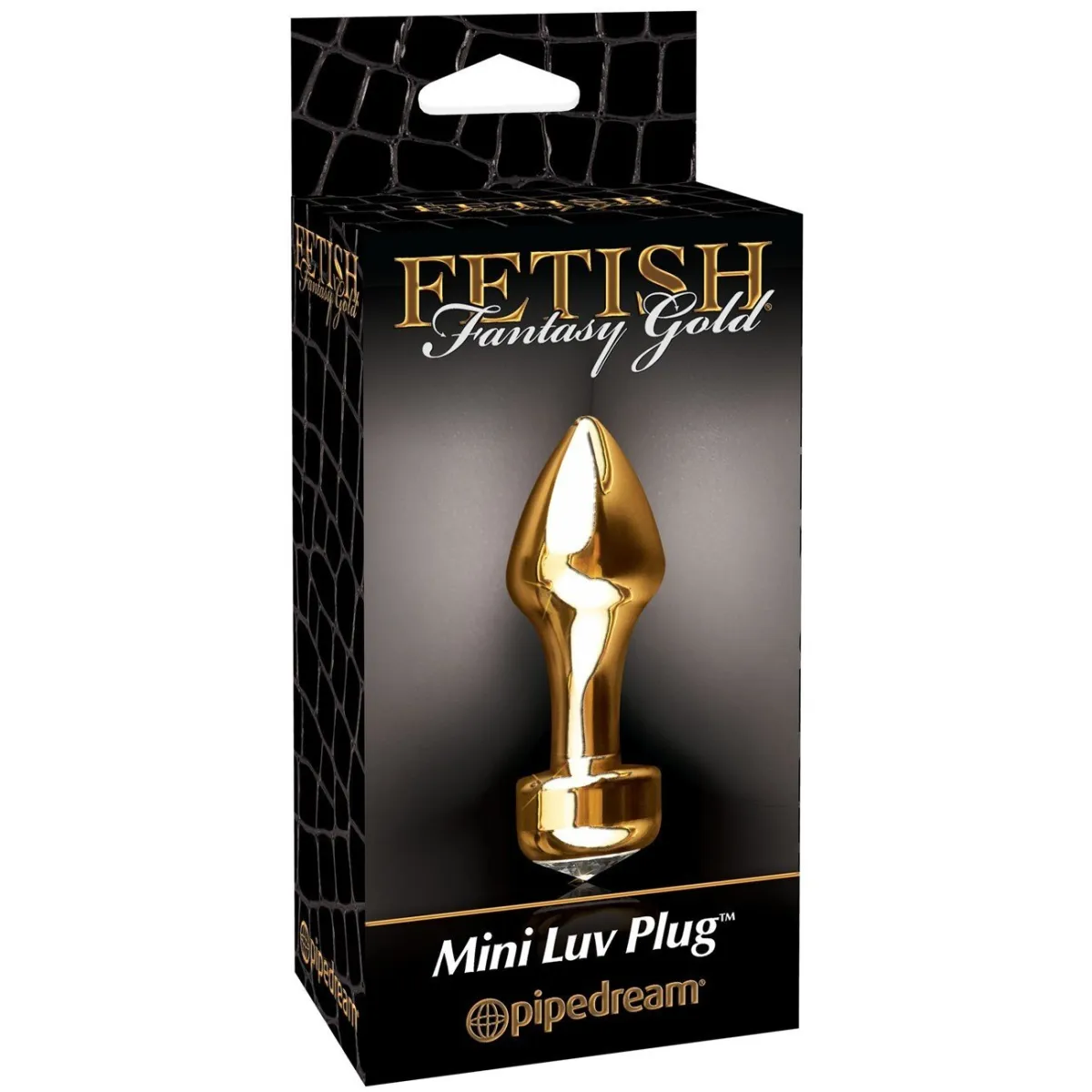 Anal Consolador Luv Plug Fetish Fantasy Gold